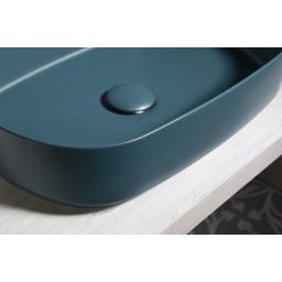 Isvea Infinity umywalka 55x36 cm owalna nablatowa 10NF65055-2P