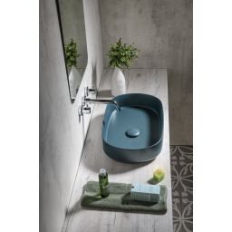 Isvea Infinity umywalka 55x36 cm owalna nablatowa 10NF65055-2P