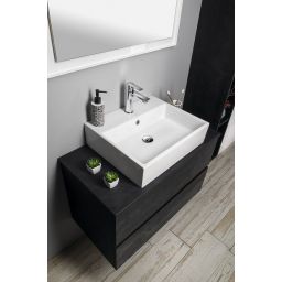 Isvea Purity umywalka 50x42 cm ścienna prostokątna biała 10PL50050