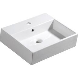 Isvea Purity umywalka 50x42 cm ścienna prostokątna biała 10PL50050