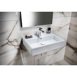 Isvea Purity umywalka 60x42 cm ścienna prostokątna biała 10PL50060