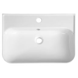 Isvea Sistema U umywalka 55x38 cm ścienna prostokątna biała 10PL53055