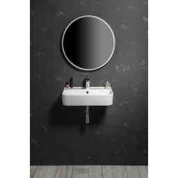 Isvea Sistema U umywalka 55x38 cm ścienna prostokątna biała 10PL53055