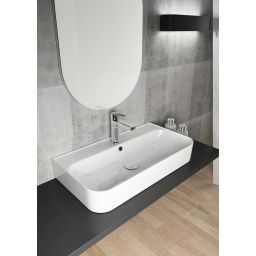 Isvea Sistema U umywalka 70x38 cm ścienna prostokątna biała 10PL53070