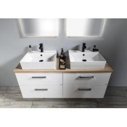 Isvea Sistema umywalka 50x42 cm ścienna prostokątna biała 10SF50051