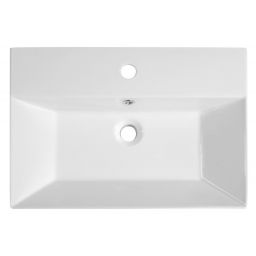 Isvea Sistema umywalka 60x42 cm ścienna prostokątna biała 10SF50060