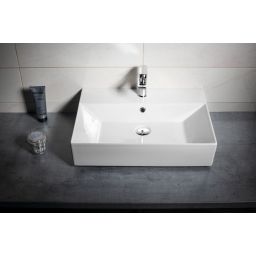 Isvea Sistema umywalka 60x42 cm ścienna prostokątna biała 10SF50060