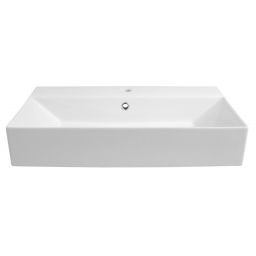 Isvea Sistema umywalka 70x42cm nablatowa prostokątna biała 10SF50070