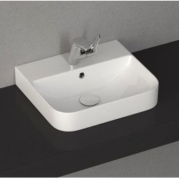 Isvea Sott Aqua umywalka 48x42 cm ścienna prostokątna biała 10SQ50048