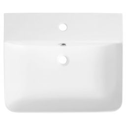 Isvea Sott Aqua umywalka 59x49 cm ścienna prostokątna biała 10SQ51058