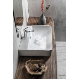 Isvea Sott Aqua umywalka 61x50 cm ścienna prostokątna biała 10SQ51061