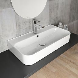 Isvea Sistema U umywalka 70x38 cm ścienna prostokątna biała 10PL53070