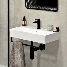 Isvea Sistema umywalka 70x42cm nablatowa prostokątna biała 10SF50070