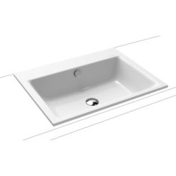 Kaldewei Puro umywalka 60x46 cm wpuszczana prostokątna model 3151 biała 900106003001