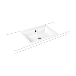 Kaldewei Puro umywalka 60x46 cm wpuszczana prostokątna model 3151 z powierzchnią uszlachetnioną biała 900106013001