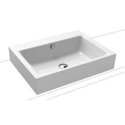Kaldewei Puro umywalka 60x46 cm nablatowa prostokątna model 3157 biała 900706003001