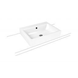 Kaldewei Puro umywalka 60x46 cm nablatowa prostokątna model 3157 biała 900706013001