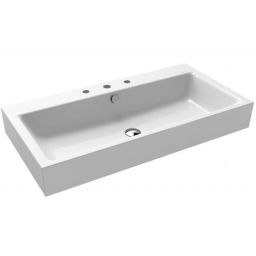 Kaldewei Puro umywalka 90x46 cm ścienna prostokątna model 3165 biała 901506033001