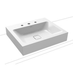 Kaldewei Cono umywalka 60x50 cm nablatowa prostokątna model 3085 biała 902106033001