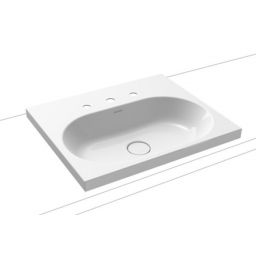 Kaldewei Centro umywalka 60x50 cm nablatowa prostokątna model 3055 biała 902806033001