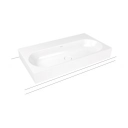 Kaldewei Centro umywalka 90x50 cm nablatowa prostokątna model 3058 biała 903106013001