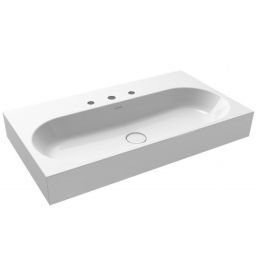 Kaldewei Centro umywalka 90x50 cm ścienna prostokątna model 3062 biała 903506033001