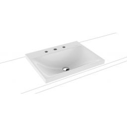 Kaldewei Silenio umywalka 60x46 cm nablatowa prostokątna model 3040 biała 903906273001