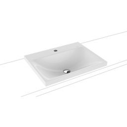 Kaldewei Silenio umywalka 60x46 cm nablatowa prostokątna model 3040 biała 903906303001