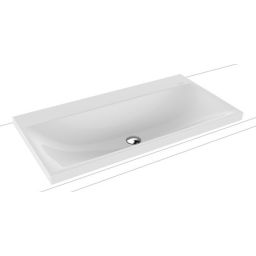 Kaldewei Silenio umywalka 90x46 cm nablatowa prostokątna model 3041 biała 904006313001