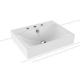Kaldewei Silenio umywalka 60x46 cm nablatowa prostokątna model 3042 biała 904106033001