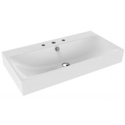 Kaldewei Silenio umywalka 90x46 cm ścienna prostokątna model 3045 biała 904406033001