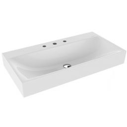 Kaldewei Silenio umywalka 90x46 cm ścienna prostokątna model 3045 biała 904406273001