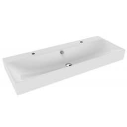 Kaldewei Silenio umywalka 120x46 cm ścienna prostokątna model 3046-D biała 904506043001