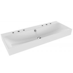 Kaldewei Silenio umywalka 120x46 cm ścienna prostokątna model 3046-D biała 904506053001