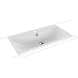 Kaldewei Silenio umywalka 90x46 cm wpuszczana prostokątna model 3038 biała 907806013001