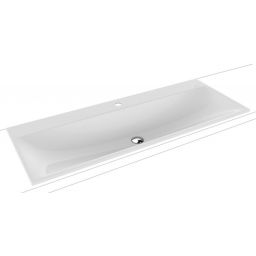 Kaldewei Silenio umywalka 120x46 cm wpuszczana prostokątna model 3039 biała 907906303001