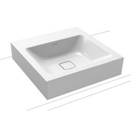 Kaldewei Cono umywalka 50 cm nablatowa kwadratowa model 3077 biała 908406003001