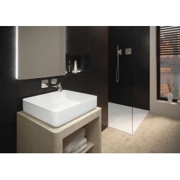 Kaldewei Miena umywalka nablatowa 40 cm kwadratowa model 3184 stalowa biała 909506003001