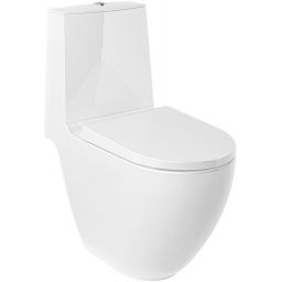 Kludi Resa D miska kompakt WC ze spłukiwaniem wirowym biały 24WCB0643