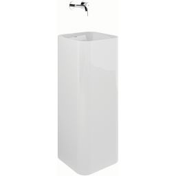 Kludi Resa umywalka 36x36 cm kwadratowa wolnostojąca biała 55W0143