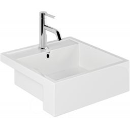 Kludi Resa umywalka 46x46 cm kwadratowa wpuszczana biała 57W0143