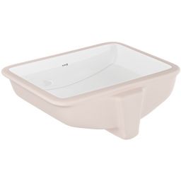 Kludi Resa umywalka 46,5x31 cm prostokątna podblatowa biała 59W0543