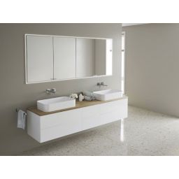 Kronenbach Cube umywalka 60,5x35 cm prostokątna nablatowa biała KB144630CU