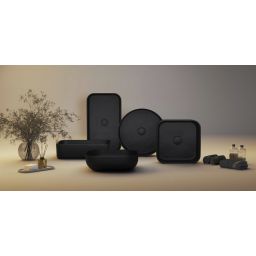 Kronenbach Cube Black Edition umywalka 60,5x35 cm prostokątna nablatowa czarny mat KB144630BK