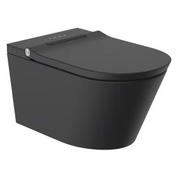 Kronenbach Tube toaleta myjąca wisząca bez kołnierza czarny mat KB15104TUSM