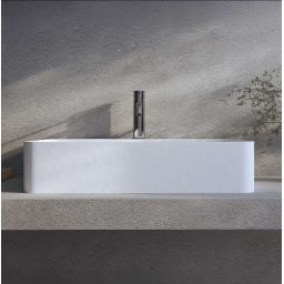 Kronenbach Cube umywalka 60x42 cm prostokątna nablatowa biała KB733400CU