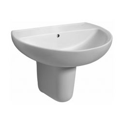 Koło Rekord umywalka 50x41 cm półokrągła biała K91050000