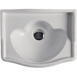 Kerasan Retro umywalka 41x32 cm ścienna biała 103301