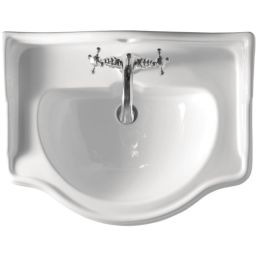 Kerasan Retro umywalka 69x52 cm ścienna-meblowa biała 104601