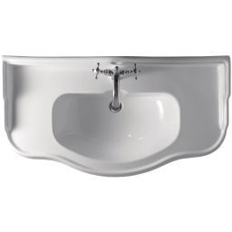 Kerasan Retro umywalka 100x54,5 cm ścienna-meblowa biała 105001